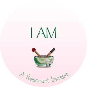 I AM A Resonant Escape Logo | Divine Frequencies